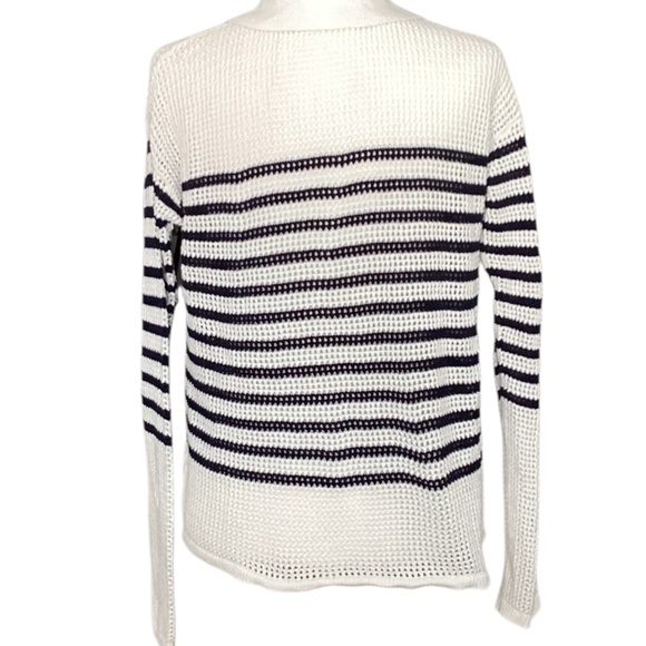 Gap Navy and White Knit Sweater - Picture 2 of 6